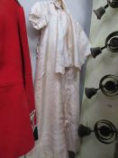 An Edwardian Christening gown and bonnet