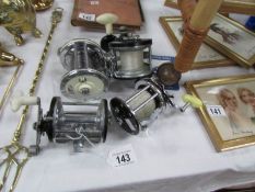 4 fishing reels