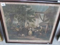 A framed and glazed print entitled 'The Return from Market'