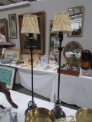 A pair of table lamps