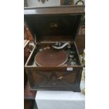 An HMV gramaphone