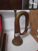 A copper bugle