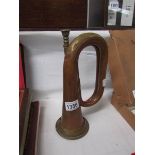 A copper bugle