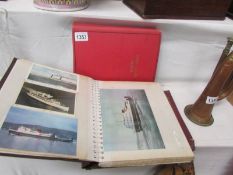 3 albums containing in excess of 300 postcards including New York, shipping, architecture,