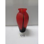 A Galle' style vase