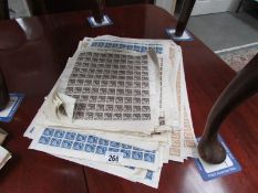 Approximately 15,000 stamps in sheet form, Romania,