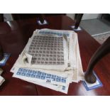 Approximately 15,000 stamps in sheet form, Romania,