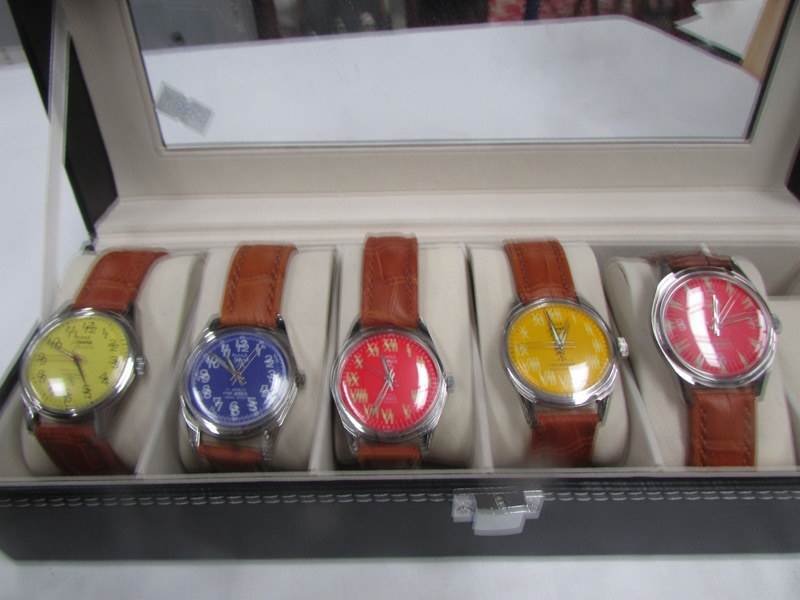 A quantity of mechanical watches including Ingersol pocket watch etc - Image 2 of 3