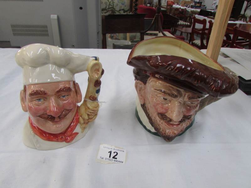 2 Royal Doulton character jugs,