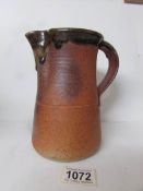 A John Leach Muchelney studio pottery salt glaze jug