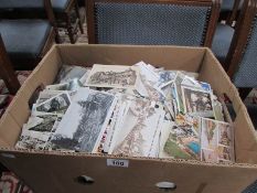 A large quantity of old postcards