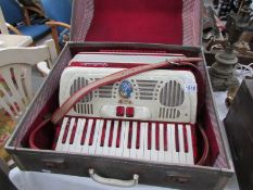 A superb 'Galanti' piano accordion with case