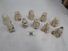 10 assorted netsuke