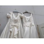 2 wedding dresses