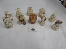 10 assorted netsuke