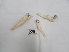 3 nude reclining figures