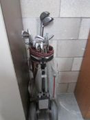 A golf bag,