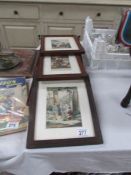 A quantity of framed and glazed prints