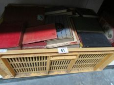 A box of old books