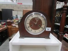 A mantel clock