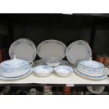 18 pieces of dinner ware including tureens