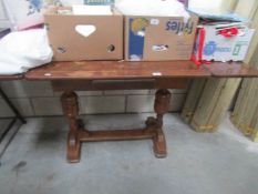 An old draw leaf table