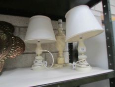 3 table lamps