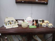 A mixed lot including cottage ware,