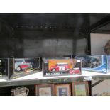 2 boxed Burago models and 2 others