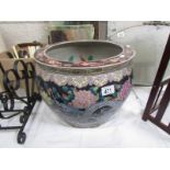 A 20th century oriental fish bowl