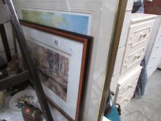 2 framed and glazed prints