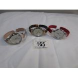 3 Thomas Calvi quartz wrist watches