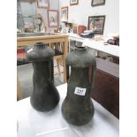 A pair of vases