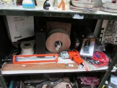 A mixed lot including tools,