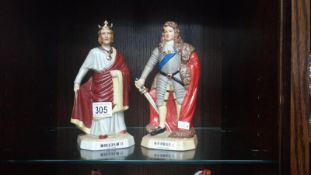 2 figures being King George I and King William II