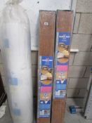 4 packs of Quickstep 800 wood effect laminate flooring with roll of underlay