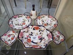 6 pieces of Mason's Ironstone china