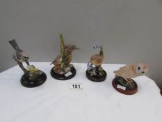 4 Border Fine Art bird figures