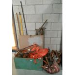 A tool box and large quantity of tools