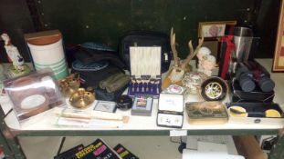 A mixed lot including wine coolers, trinket boxes,