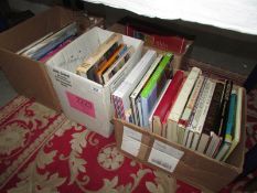 2 boxes of assorted books