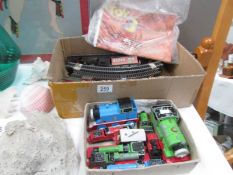 A Hornby Toy Story 3 part train set and a quantity of ERTL Thomas the Tank Engine train items