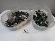 A quantity of lead and plastic figures including Games Workshop