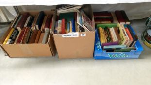 3 boxes of books