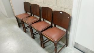A set of 4 chairs