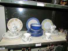 A mixed lot of tea and dinner ware