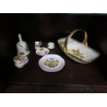 6 Royal Worcester fruit patterned items