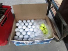 In excess of 100 golf balls