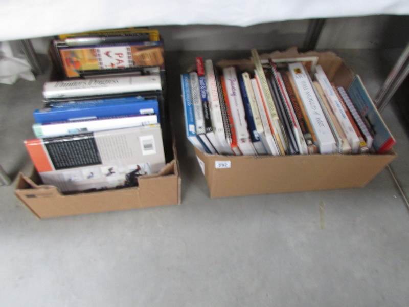 2 boxes of books