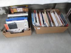 2 boxes of books